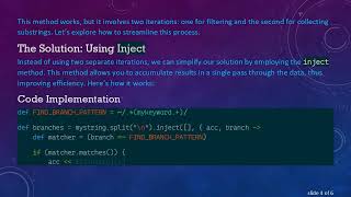 Groovy: Filter and Extract Substring in One Go Using Inject