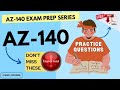 EP01: AZ-140 Exam Tutorial🔥IMPORTANT TOPICS🔥| Microsoft Certified Azure Virtual Desktop Specialty