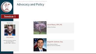 Session 1 Advocacy and Policy 2026 Stanford Conference on Disability in Healthcare and Medicine