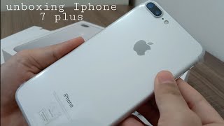 Unboxing iPhone 7 Plus Silver 256GB - iPhone Lama Tapi Mahal !. 
