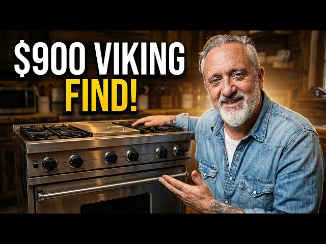 Vintage Viking 36” range reveal! - YouTube