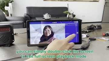 Demo for 4K RV backup camera system in the office