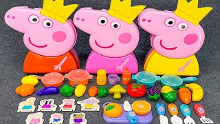 122 Minutes Satisfying with Unboxing Cute Pink Ice Cream, Peppa Pig Kitchen Toys ASMR | Review Toys