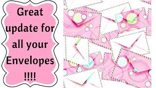 Update : How to make Envelopes for Odd Shape Cards  Round, Star...Tutorial How To Make Envelopes For Odd Shaped Cards Update Tutorial