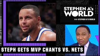 Nets Fans Chanting Mvp For Steph Curry Was Embarring For Kd - Stephen A. Stephen A.s World