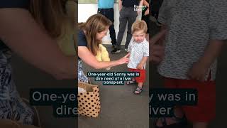 Watch the emotional meeting between a liver donor and the little boy whose life she saved