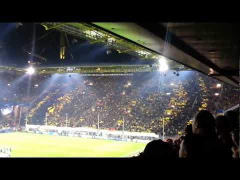 Borussia Dortmund - Manchester City | 04.12.2012 | Choreo Südtribüne