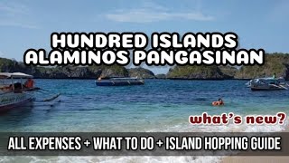 HUNDRED ISLANDS NATIONAL PARK TOUR \& ISLAND HOPPING ||  Updated expenses + Water activities rates