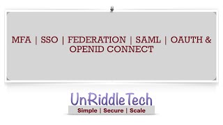 Identity & Access Management | MFA | SSO | SAML | OAUTH | OpenID Connect screenshot 4