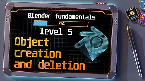 Blender 4.3 fundamentals: Object creation and deletion [EN]