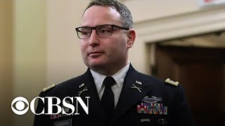 Lt. Col. Alexander Vindman fired from National Security Council after impeachment testimony