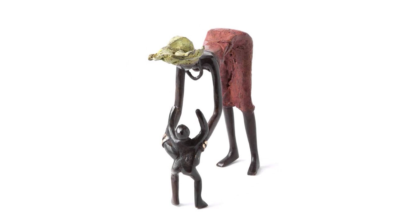 Mother & Child Bronze Sculptures - African Art