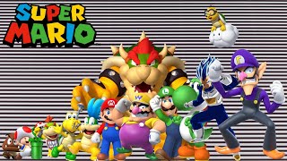 Mario Characters Sizeheight Comparison
