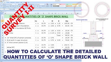 How to calculate the detailed quantities of 