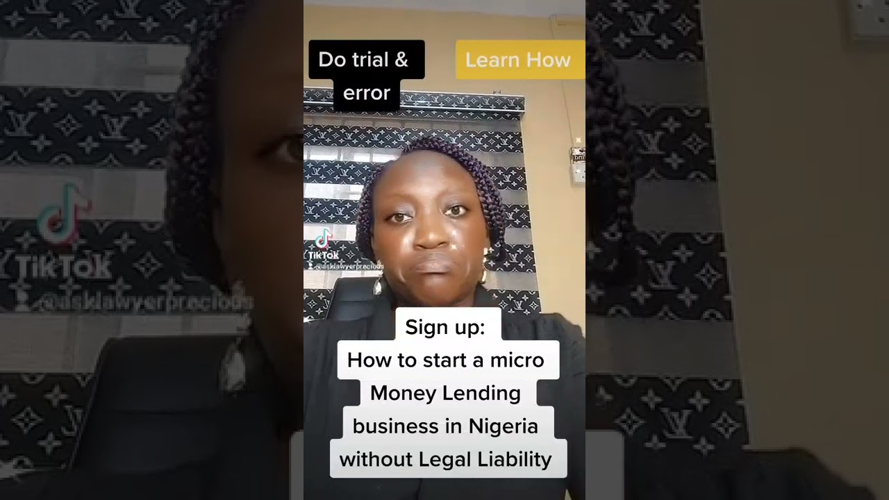 Nov. Webinar is on Money Lending Business 