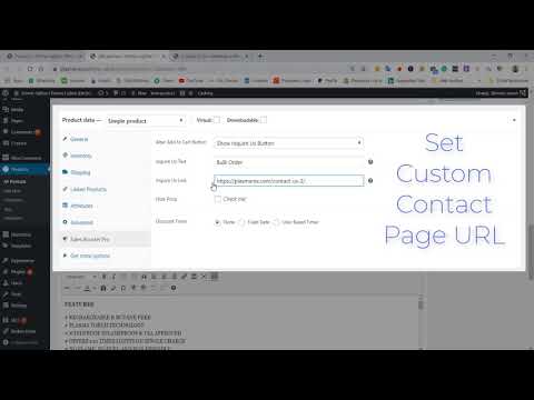Set custom contact page for custom product woocommerce-Tutorial