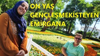 Emi̇rgan Korusunda Yaya Gezi̇, İstanbul Sariyer Sahi̇l, Balta Li̇mani Poli̇s Evi̇ Çay Kahve Molasi.