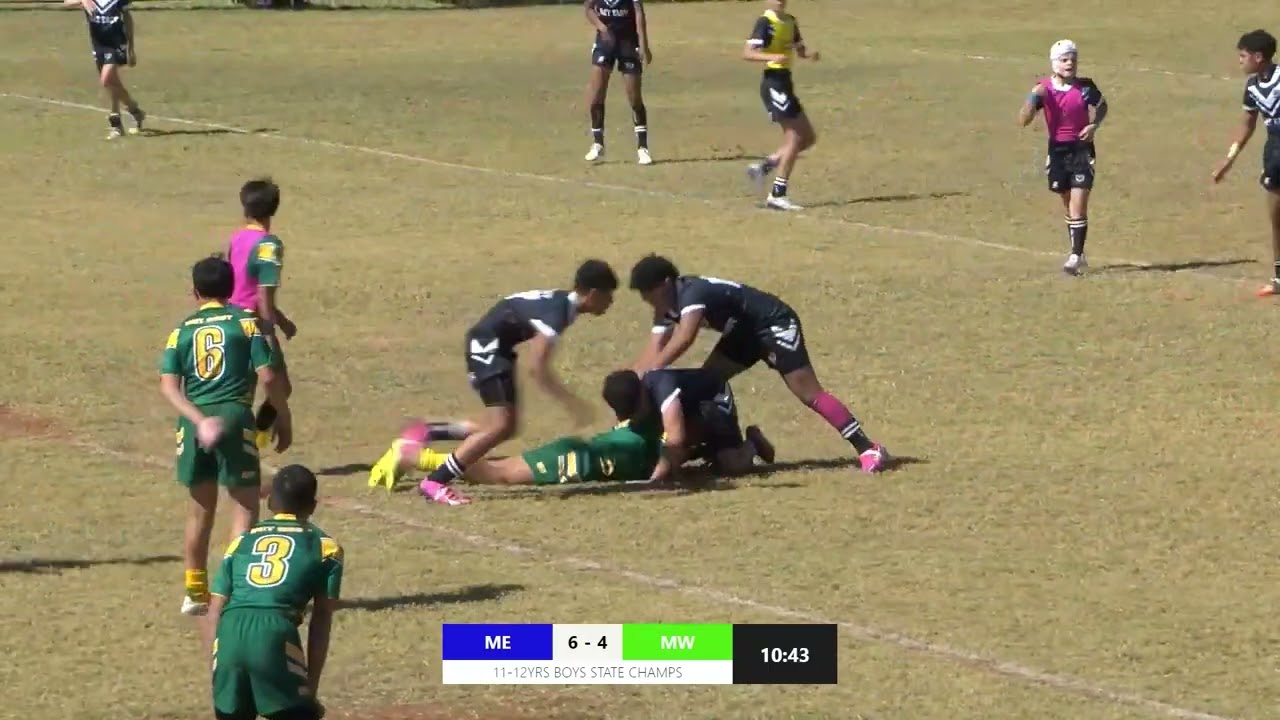 Game 17 Met East V Met West 11 - 12 Yrs Rugby League