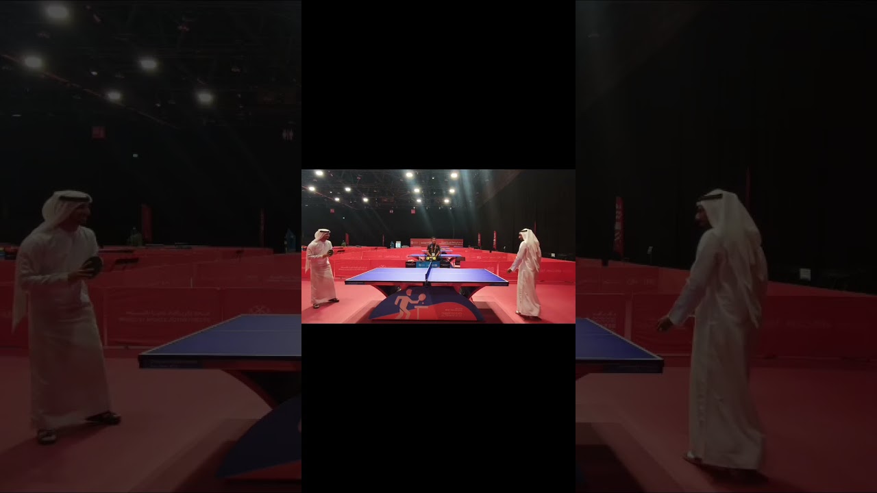 OPEN MASTERS GAMES WORLD TABLE TENNIS TOURNAMENT ADNEC ABU DHABI UAE 🇦🇪 2026 OF FEBRUARY 10. COACH D