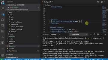 Enterprise Browser 2.5: Shortcut creation