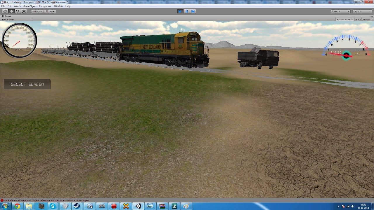 Unity Transport Game C36 Train Update
