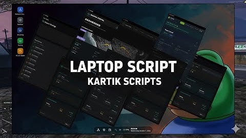 [ESX/QB/QBOX/STANDALONE] FiveM Advanced Laptop | Custom App Support