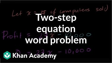 Basic linear equation word problem | 7th grade | Khan Academy