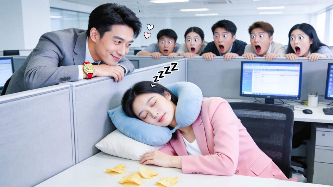 First day as an intern, she falls asleep! The CEO doesn’t fire her… he falls for her hard!