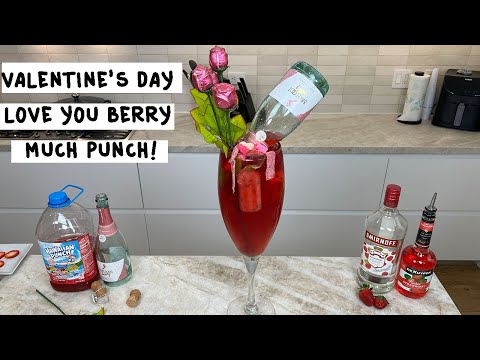 Valentine's Day: Love You Berry Much Champagne Punch