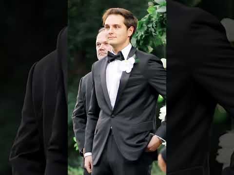 A Grooms Precious First Look At His Bride Wedding Weddingshorts Firstlook