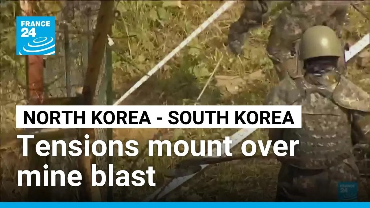 Tensions mount as South Korea demands apology from North over mine blast • FRANCE 24 English