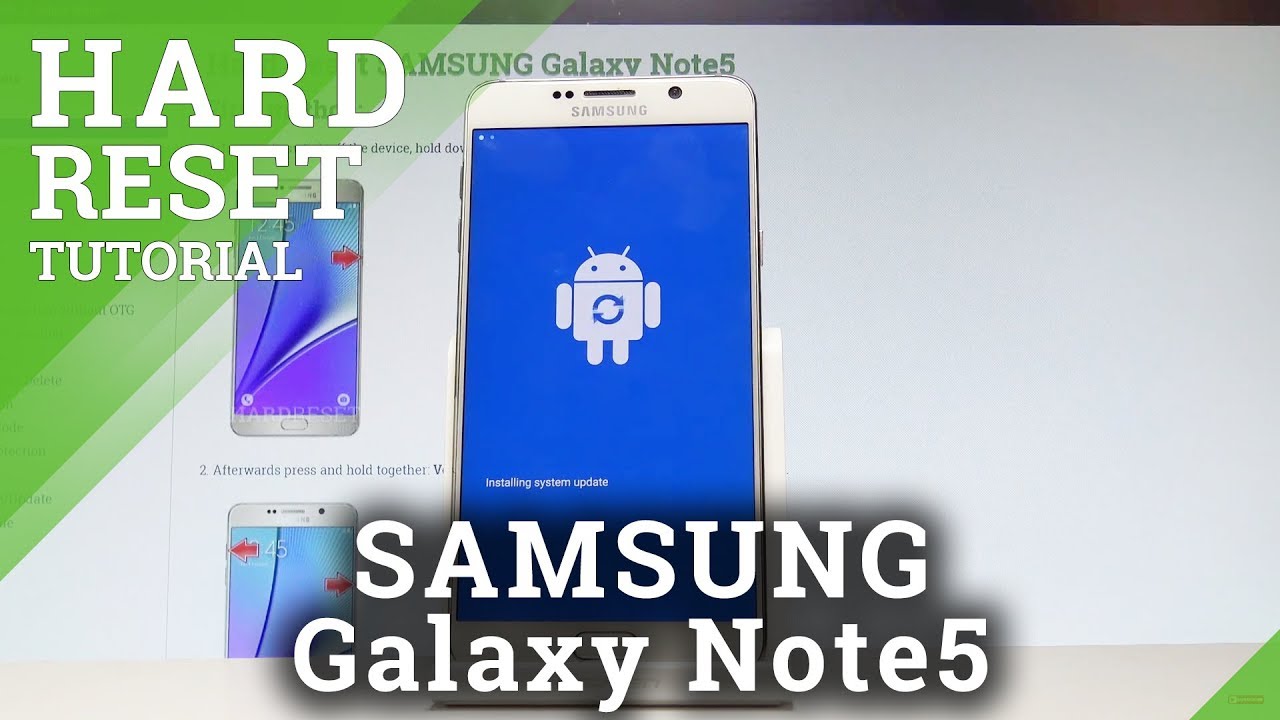 How To Bypass Screen Lock On Samsung Galaxy Note5 Hard Reset By Recovery Mode Youtube