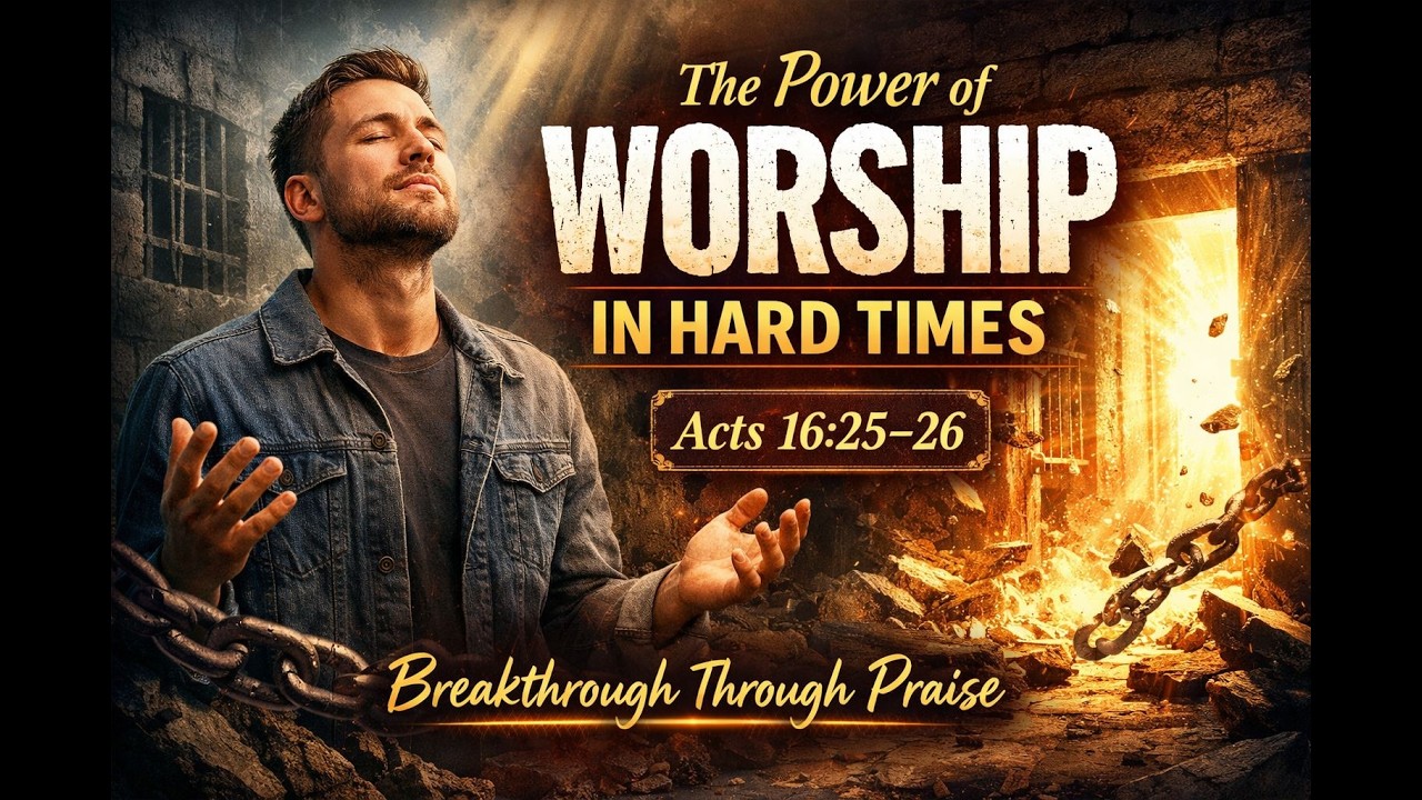 The Power of Worship in Hard Times | Acts 16:25–26 | Breakthrough ...
