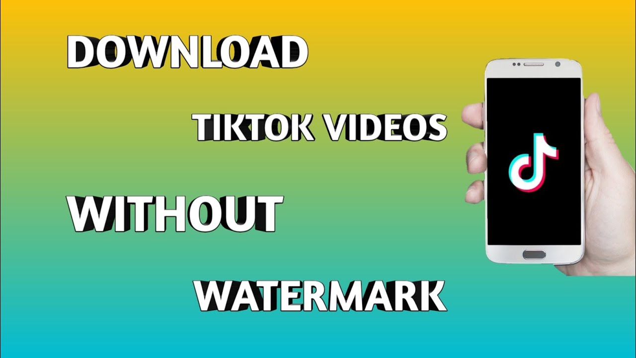 download tik tok video without mark