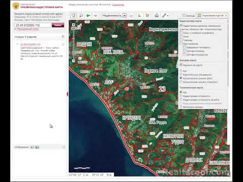 Как пользоваться публичной кадастровой картой Росреестра