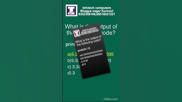25 python Quiz  Infotech Computers Bhagyanagar Kurnool 6302358106, 08518221221 #CodeQuiz#ShortsQuiz