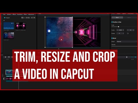 Trim, Resize and Crop A Video - CapCut PC DESKTOP for YouTube | Tutorial for Beginners | LESSON 3