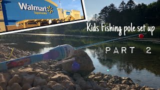 (Walmart) Disney Frozen KIDS\/YOUTH FISHING POLE Set-Up (pt.2)