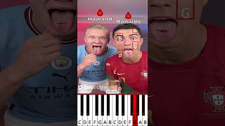 Ronaldo and Haalands Best Prank Ever😂 #football #trending #shorts (@Mtime4) - Octave Piano Tutorial