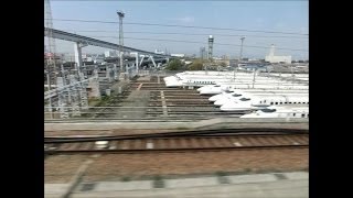 新幹線の過密ダイヤが見える画像Part 13 (鳥飼基地編 Ⅱ) Time lapse of high speed Railway-13.