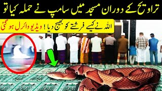Namaz e Taraweeh Main Masjid Main Sanmp Aya To Allah Ne Farishta Bhej Diya || Islam Advisor