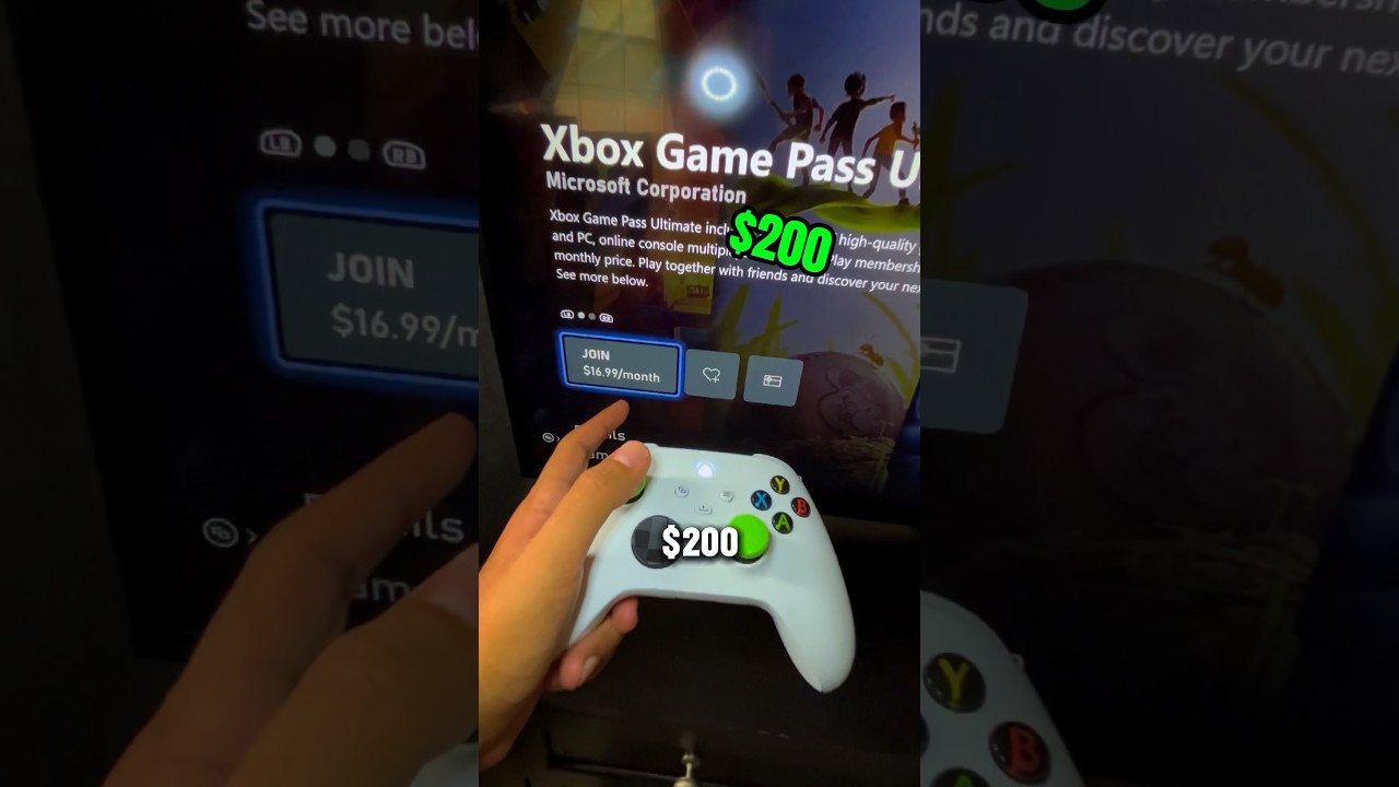 IS GAMEPASS WORTH IT⁉️ #gaming #gamingshorts #videogame #gamingvideos #gamer #gamingsetup #xbox