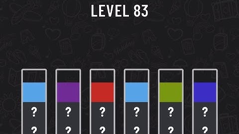 Water Sort Puzzle Level 83 #watersortpuzzle #mobilegames #puzzlegame #watersortpuzzlegameplay