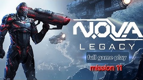 NOVA Legacy Mission 11 Sinhala Walkthrough | Offline Sci-Fi Shooting Game (2025)