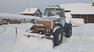 В гостях у Пети ч-3. Самодельный трактор 