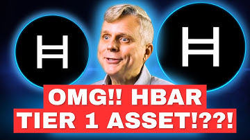 BREAKING: HBAR FINALLY MADE IT, NOW BECOMING TIER 1 ASSETS???
