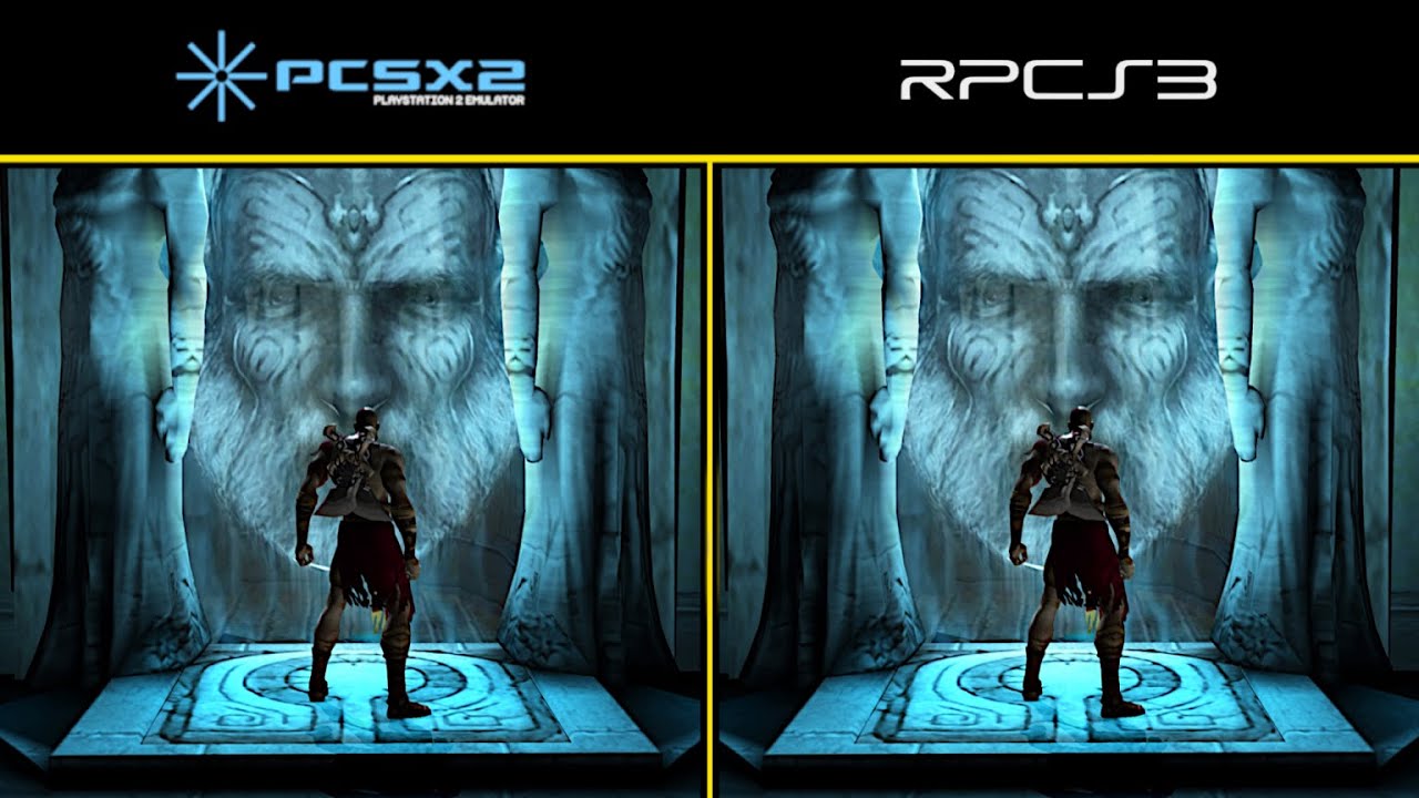 God of War 2  PS2 vs. PCSX2 (Native) 