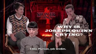 Why is Joseph Quinn crying?!