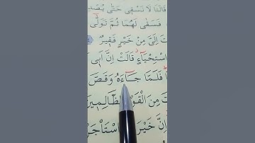 سورة القصص الأية 25 إلى 26 القارئ سعد الغامدي