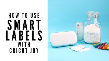 How to Make Labels with Cricut Joy